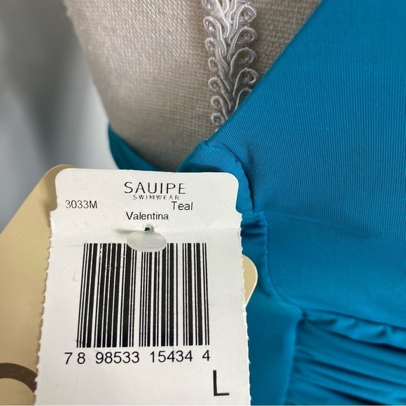 Sauipe “Valentina” one piece ruched halter swimsuit - Picture 9 of 10